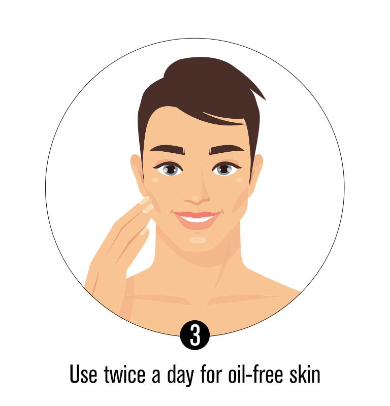 Use twice a day for oil free skin